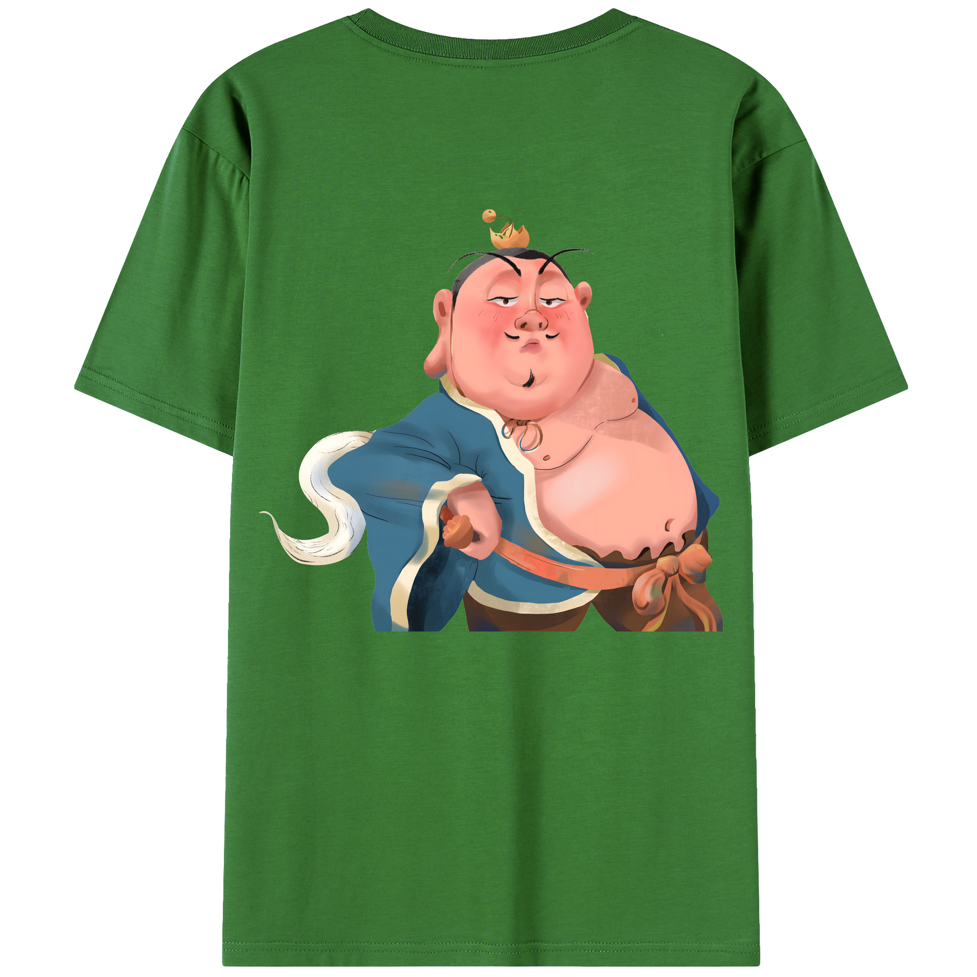 （画像用） Ne Zha 2 ナタ 魔童の大暴れ レディース半袖Tシャツ(バックプリント)